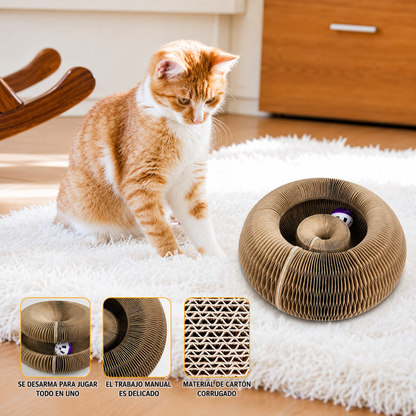 Rascador Plegable para Gatitos con Pelota