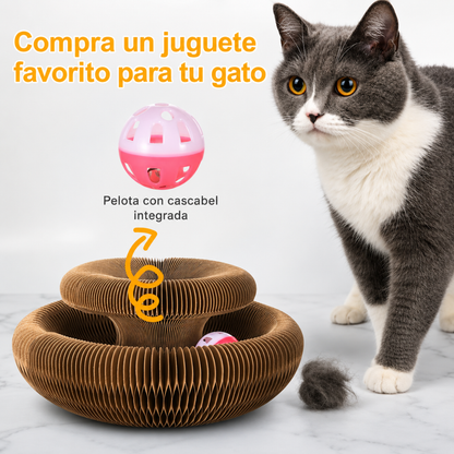 Rascador Plegable para Gatitos con Pelota